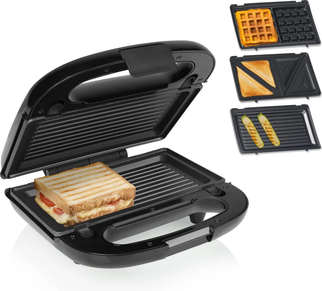 Tristar SA-3071 Tostiapparaat 750W - 6 Platen - Zilver