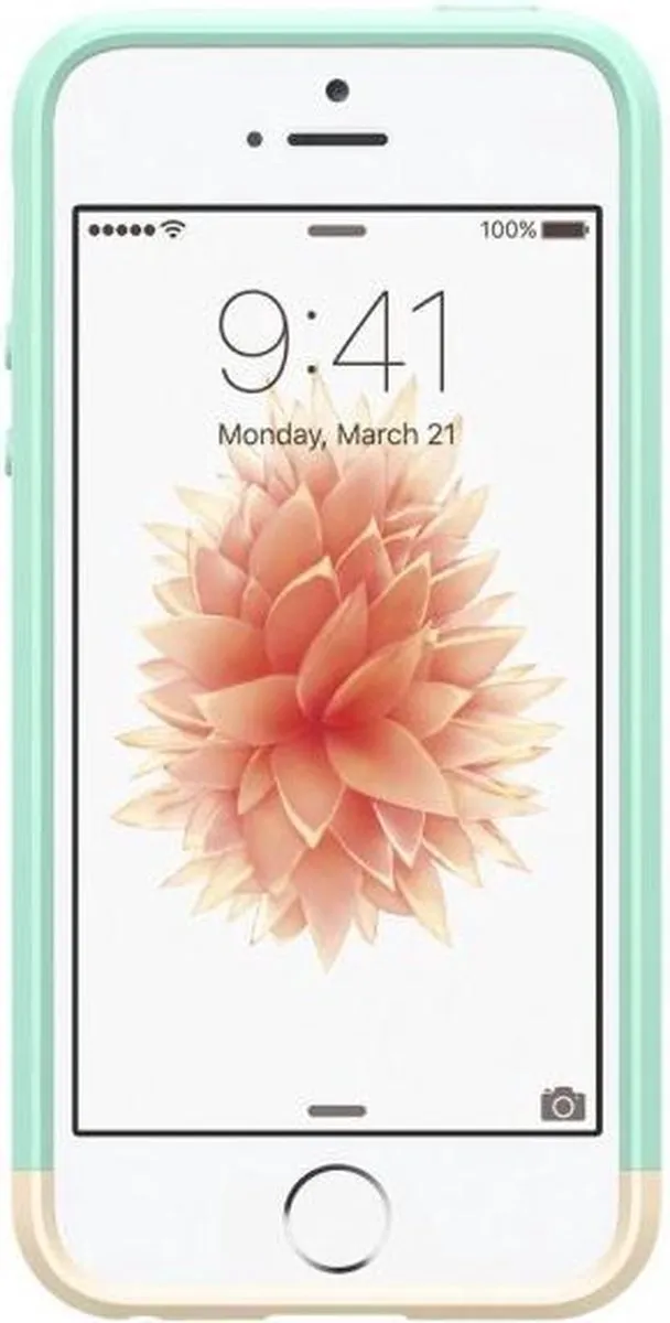 Spigen Style Armor iPhone SE Hoesje 041CS20179 - Groen