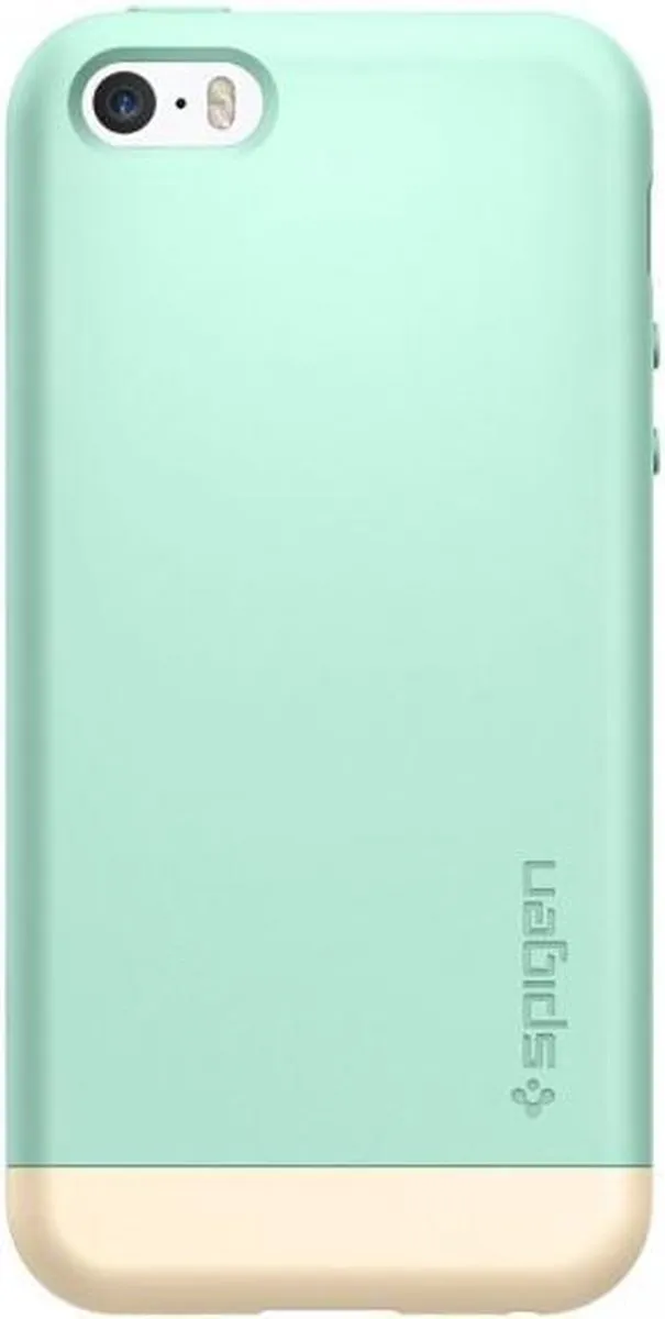 Spigen Style Armor iPhone SE Hoesje 041CS20179 - Groen - afbeelding 6 van 6