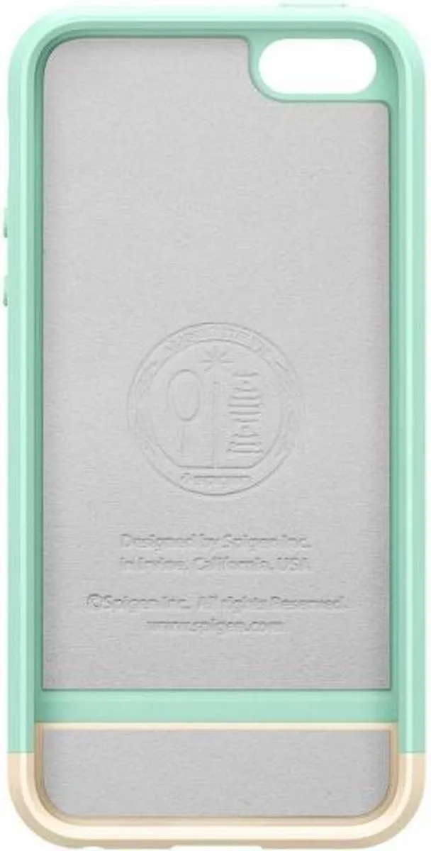 Spigen Style Armor iPhone SE Hoesje 041CS20179 - Groen