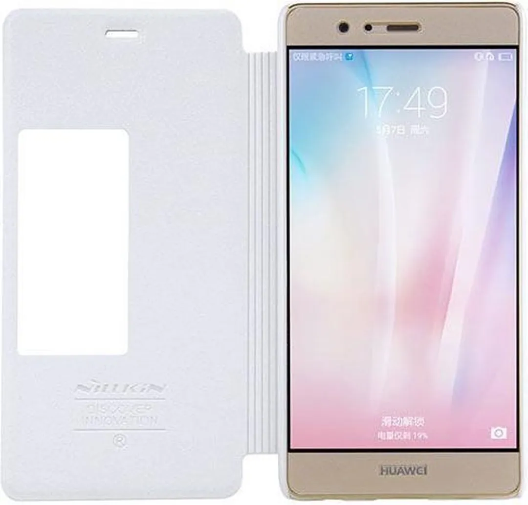 Nillkin Sparkle Series View Window Case Huawei P9 Wit