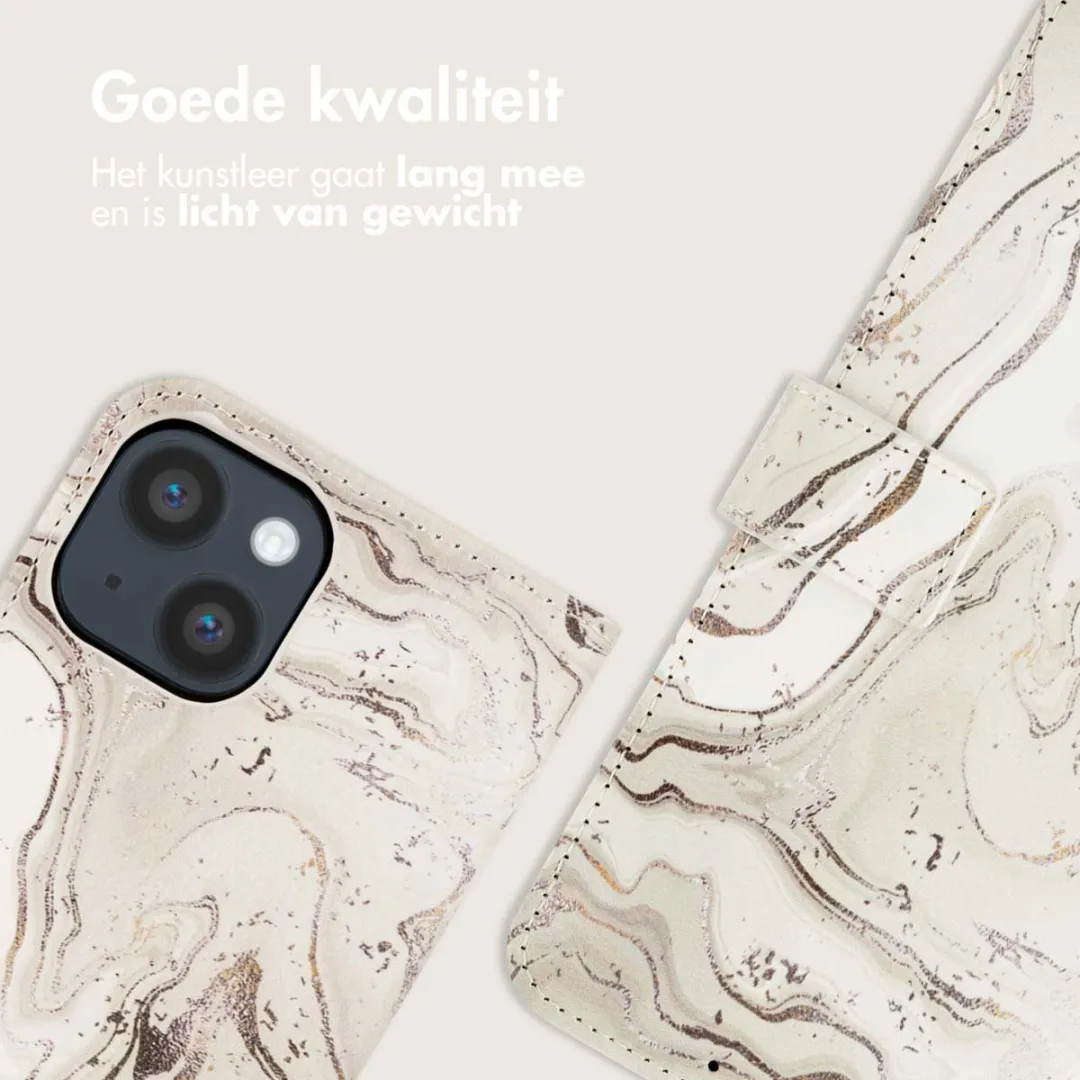 Imoshion Hoesje iPhone 14 Sandy Marble - 3 Pasjes