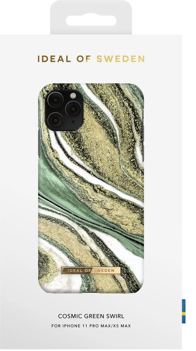 iDeal of Sweden Fashion Case iPhone 11 Pro Max/XS Max Cosmic Green Swirl