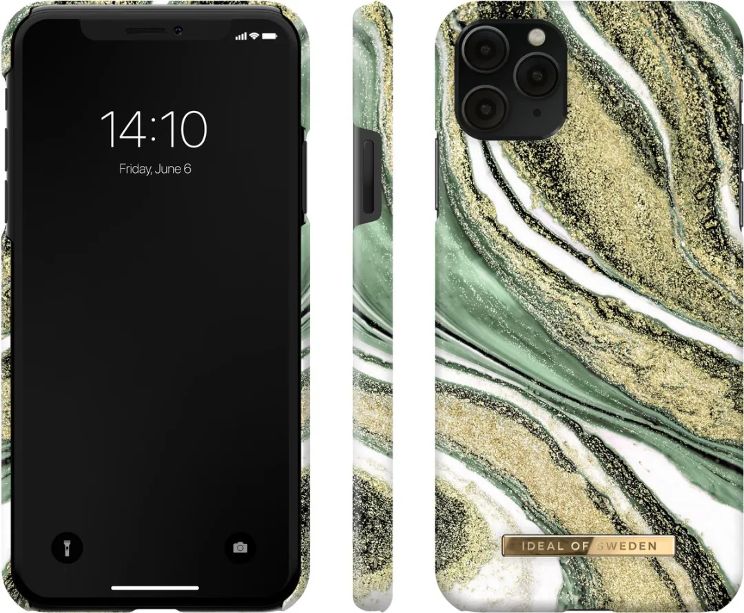 iDeal of Sweden Fashion Case iPhone 11 Pro Max/XS Max Cosmic Green Swirl