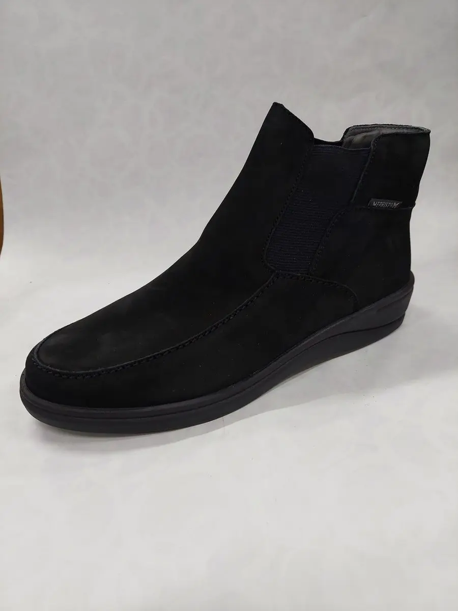 MEPHISTO SAVINA / halfhoge instappers / zwart / maat 40
