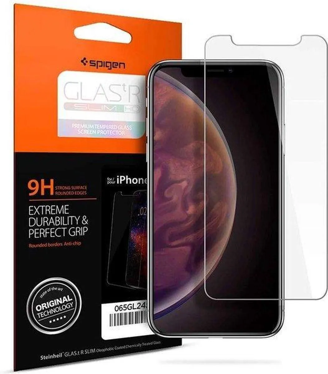 Spigen Glas.tR Slim HD iPhone 11 Pro Max Schermbeschermer - Doorzichtig