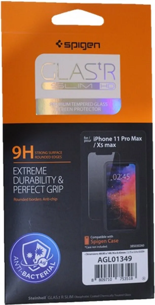 Spigen Glas.tR Slim HD iPhone 11 Pro Max Schermbeschermer