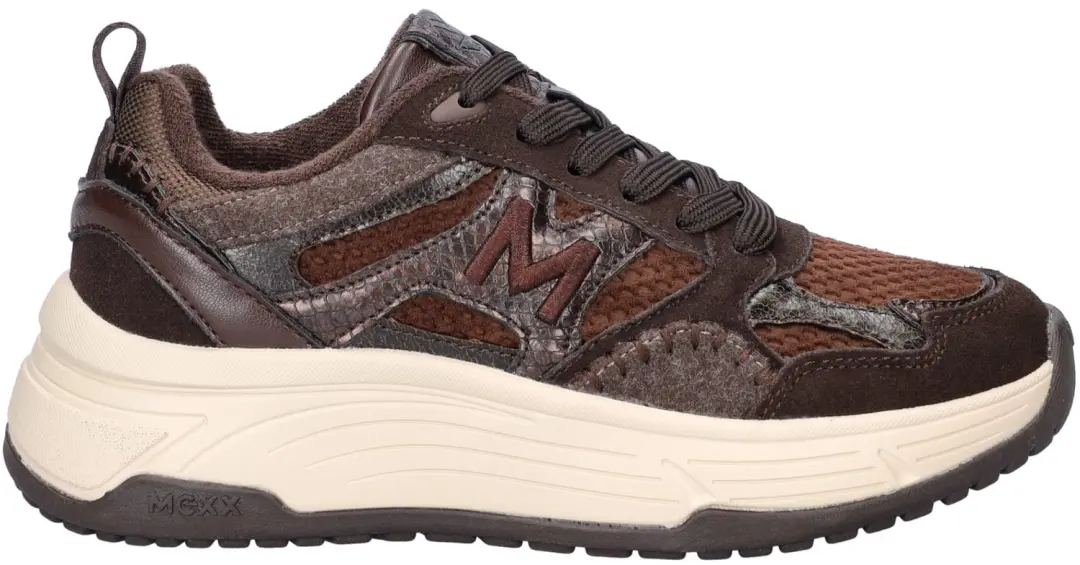 Mexx Vana Dames Sneaker - Bruin - Maat 40