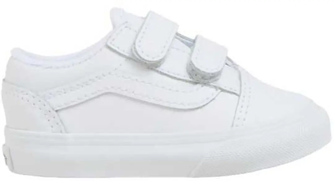 Vans Old Skool V Peuterschoenen Wit EU 26 Kinderen