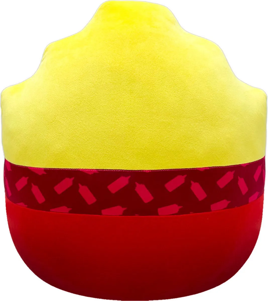 Squishmallows Floyd 40cm Pluche - Geel met Rode Sjaal