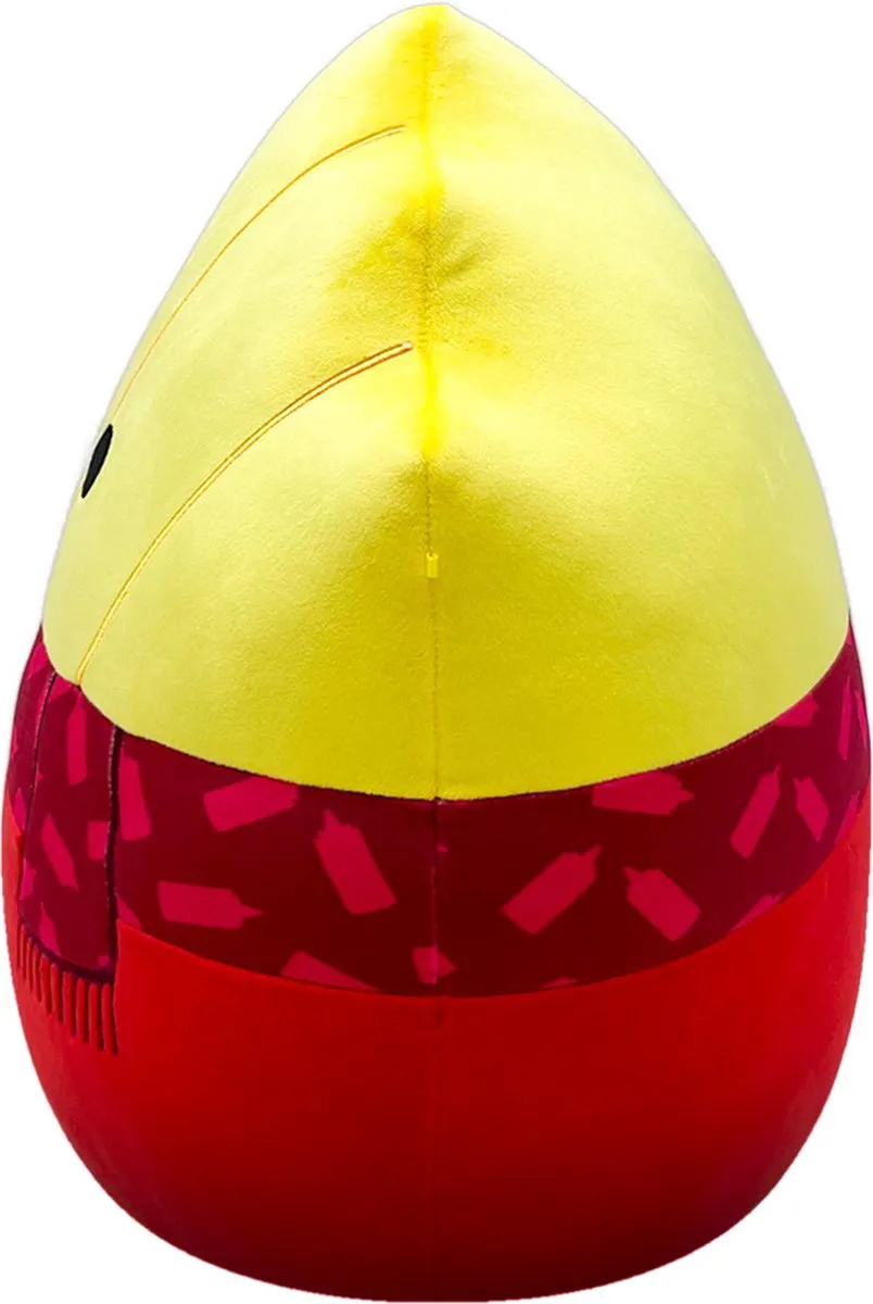 Squishmallows Floyd 40cm Pluche - Geel met Rode Sjaal