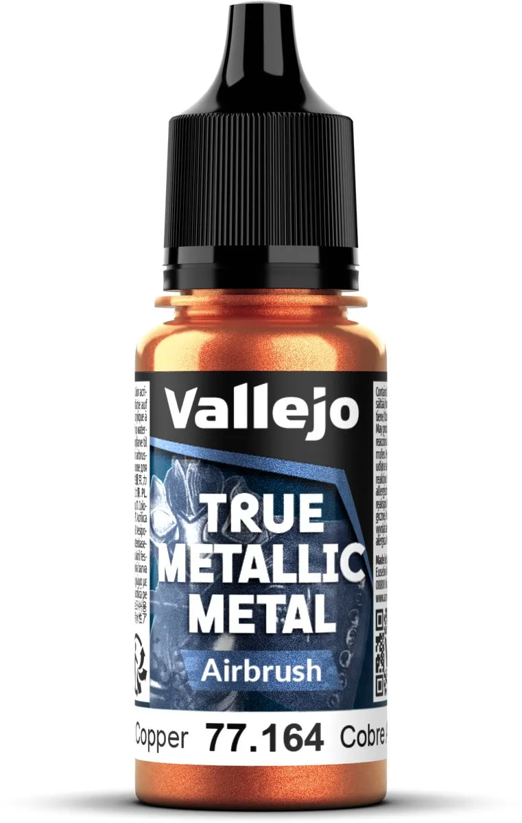 Vallejo Hobbyverf True Metallic Metal Airbrush Oud Koper 18ml