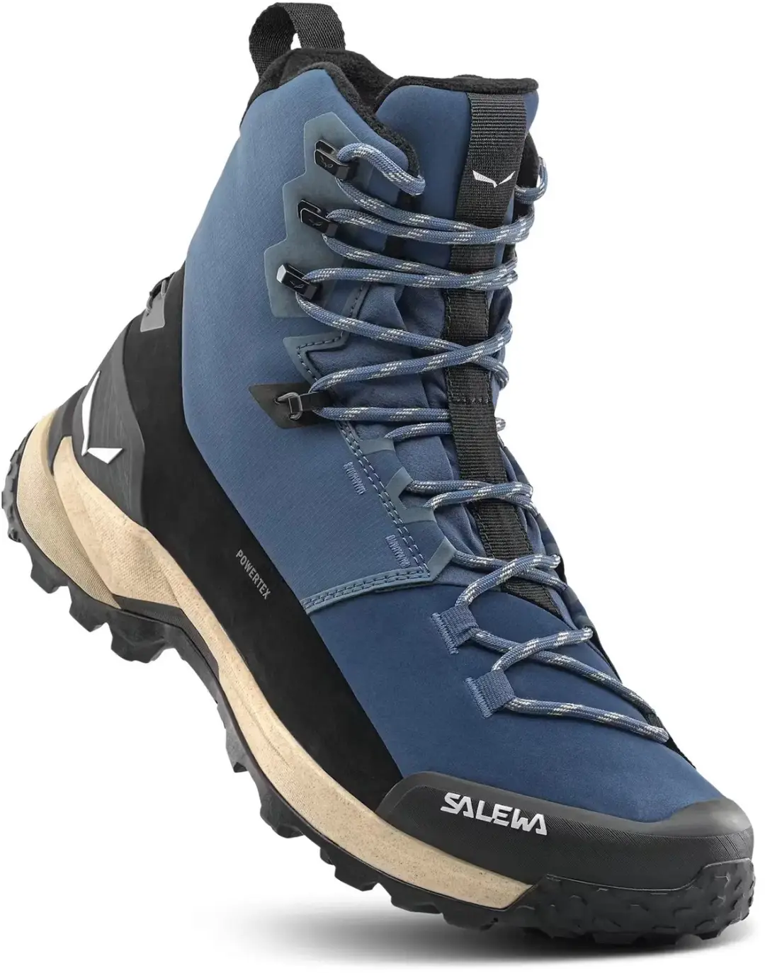 Salewa Puez Winter Mid Powertex Wandelschoenen - Donker Denim/Zwart - afbeelding 3 van 6