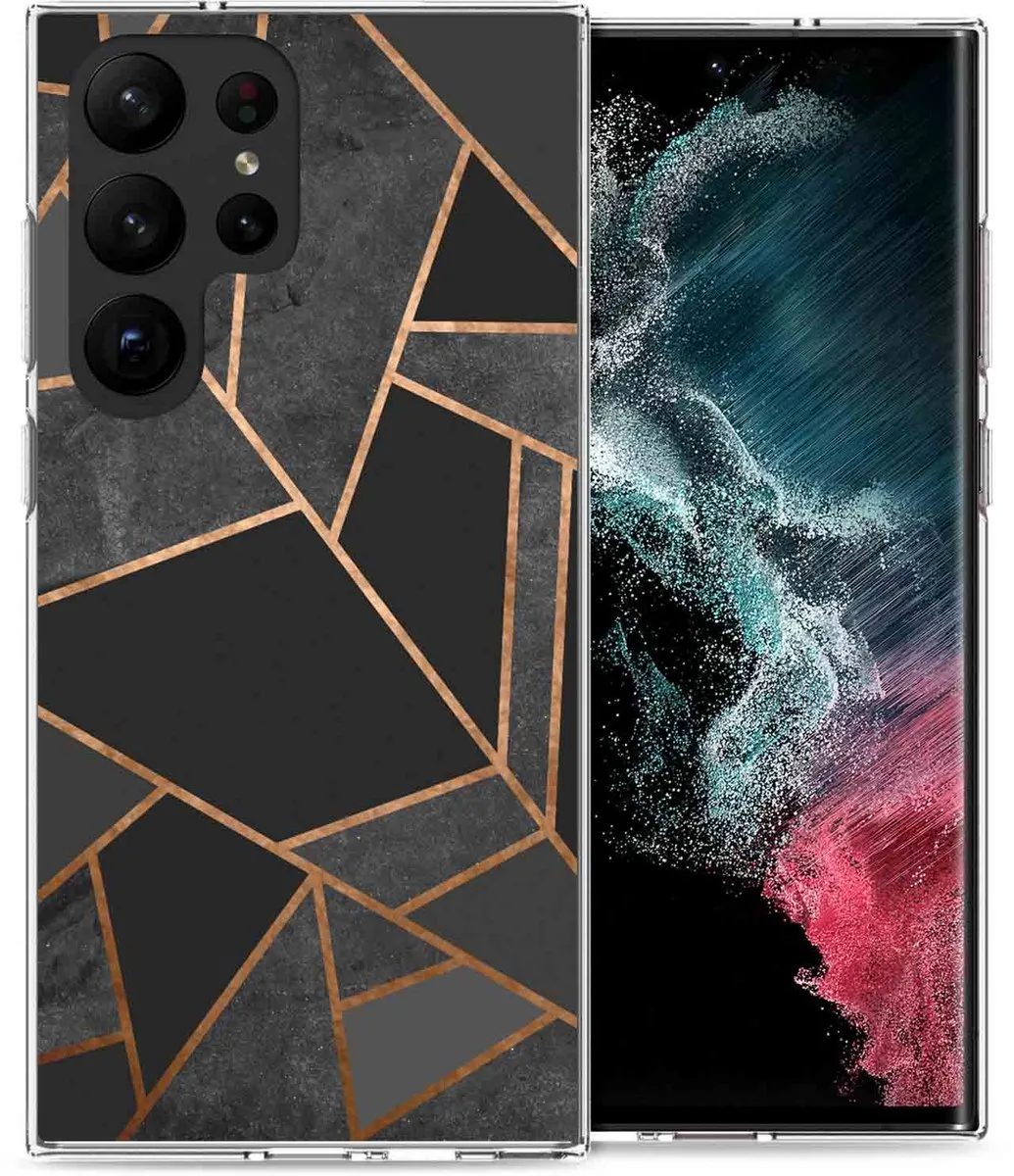 Imoshion Hoesje Samsung Galaxy S23 Ultra Black Graphic