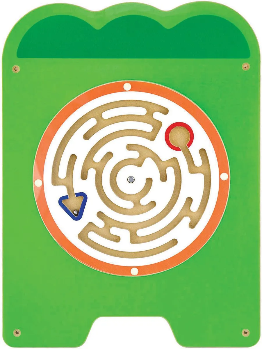 Viga Toys Houten Wandspeelbord Krokodil 187cm - afbeelding 6 van 6