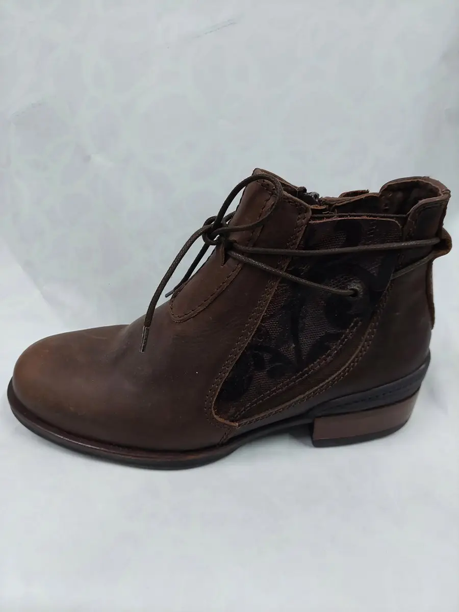 WOLKY 7550 / Andes / enkellaarsje met rits / bruin / maat 36