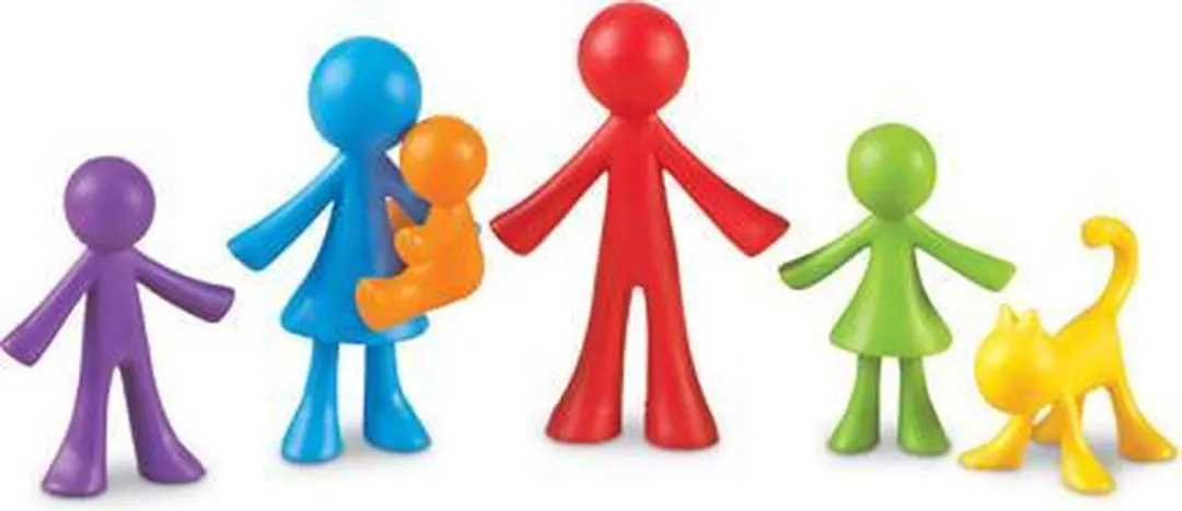 Learning Resources Family Counters Sorteerspel - 72 Stuks