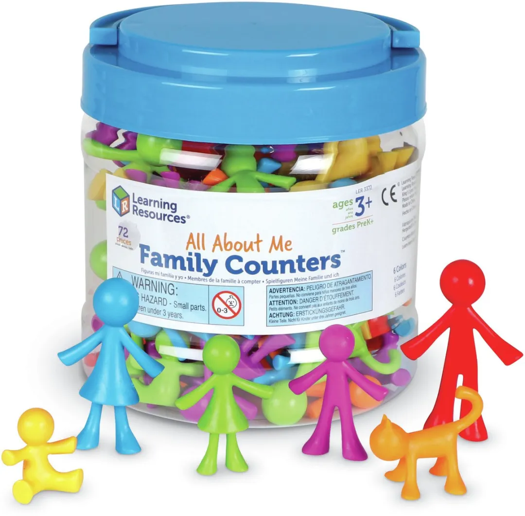 Learning Resources Family Counters Sorteerspel - 72 Stuks