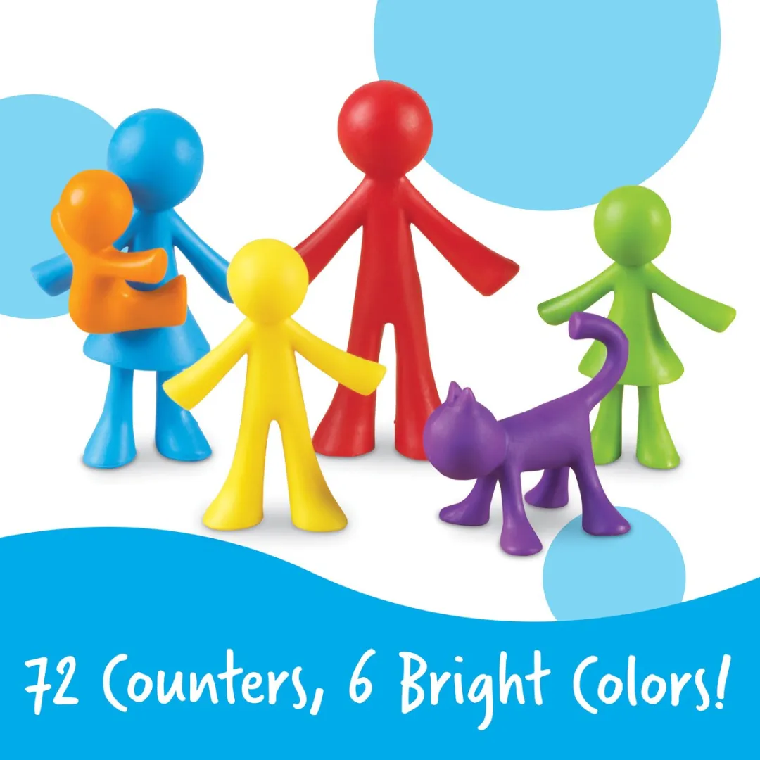 Learning Resources Family Counters Sorteerspel - 72 Stuks