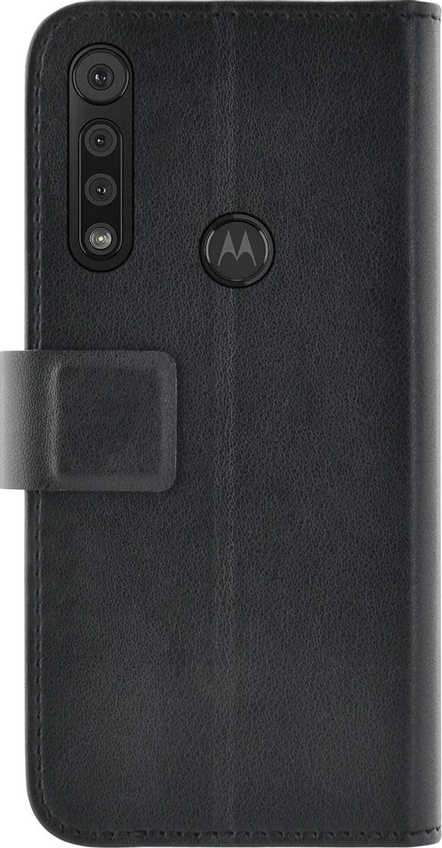 Azuri Motorola Moto G 8 Plus hoesje - Walletcase - Zwart