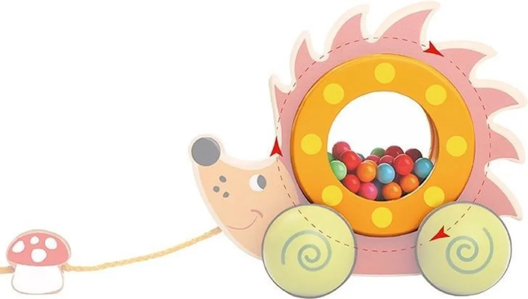 Tooky Toy Trekfiguur Egel Junior - 18x16cm Multicolor