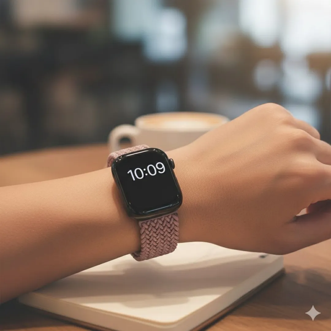 NUVEX Roosgoud Horlogebandje Apple Watch 38-42mm - Elastisch