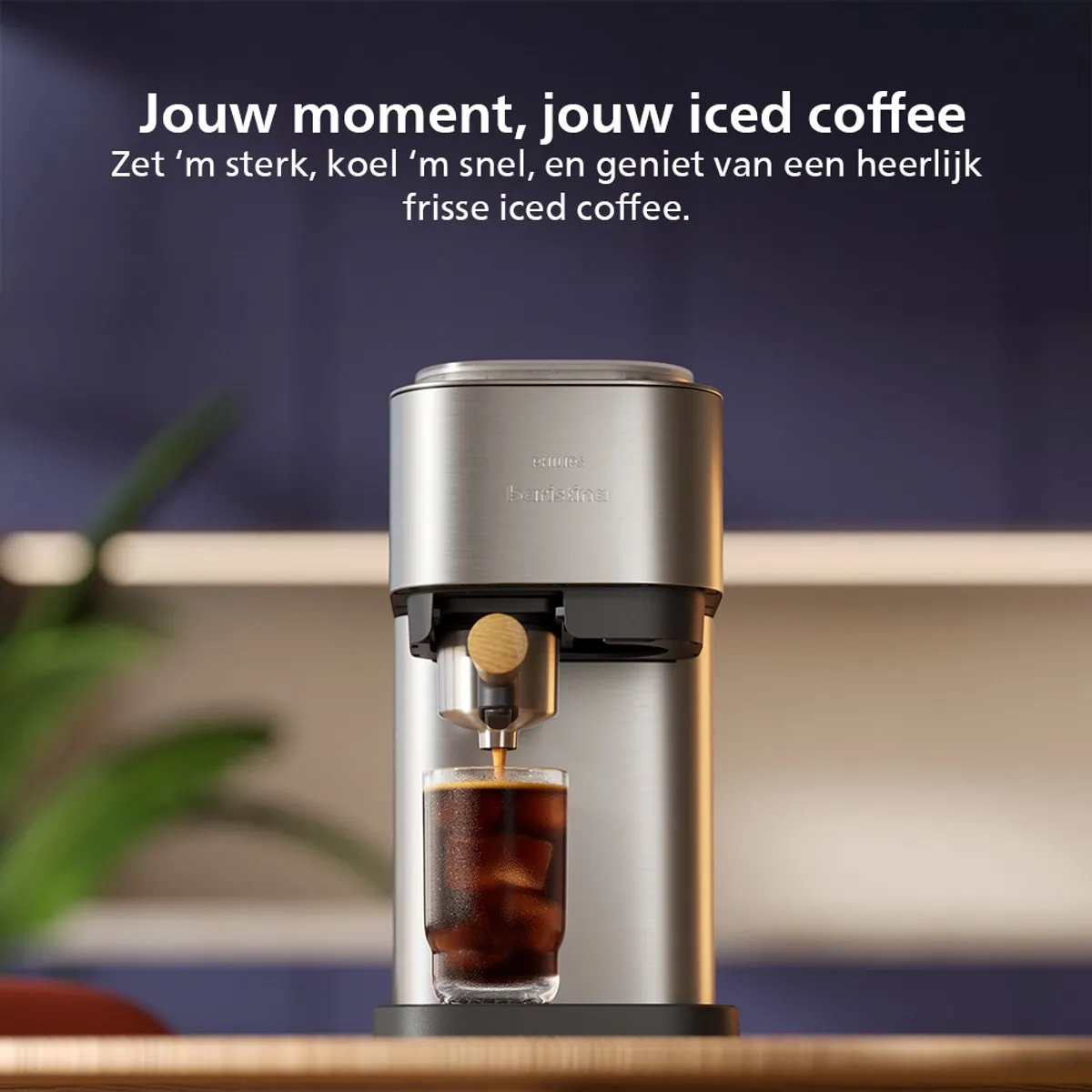 Philips Baristina Plus BAR500/00 Espressomachine - IJskoffie - Metaal