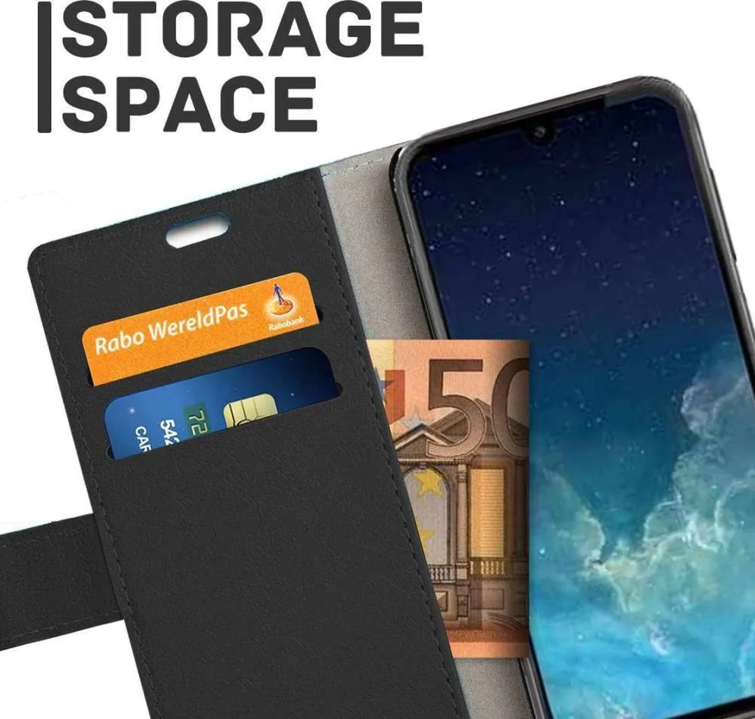 Just in Case Nokia 2.3 Wallet Hoes - Zwart - afbeelding 3 van 4