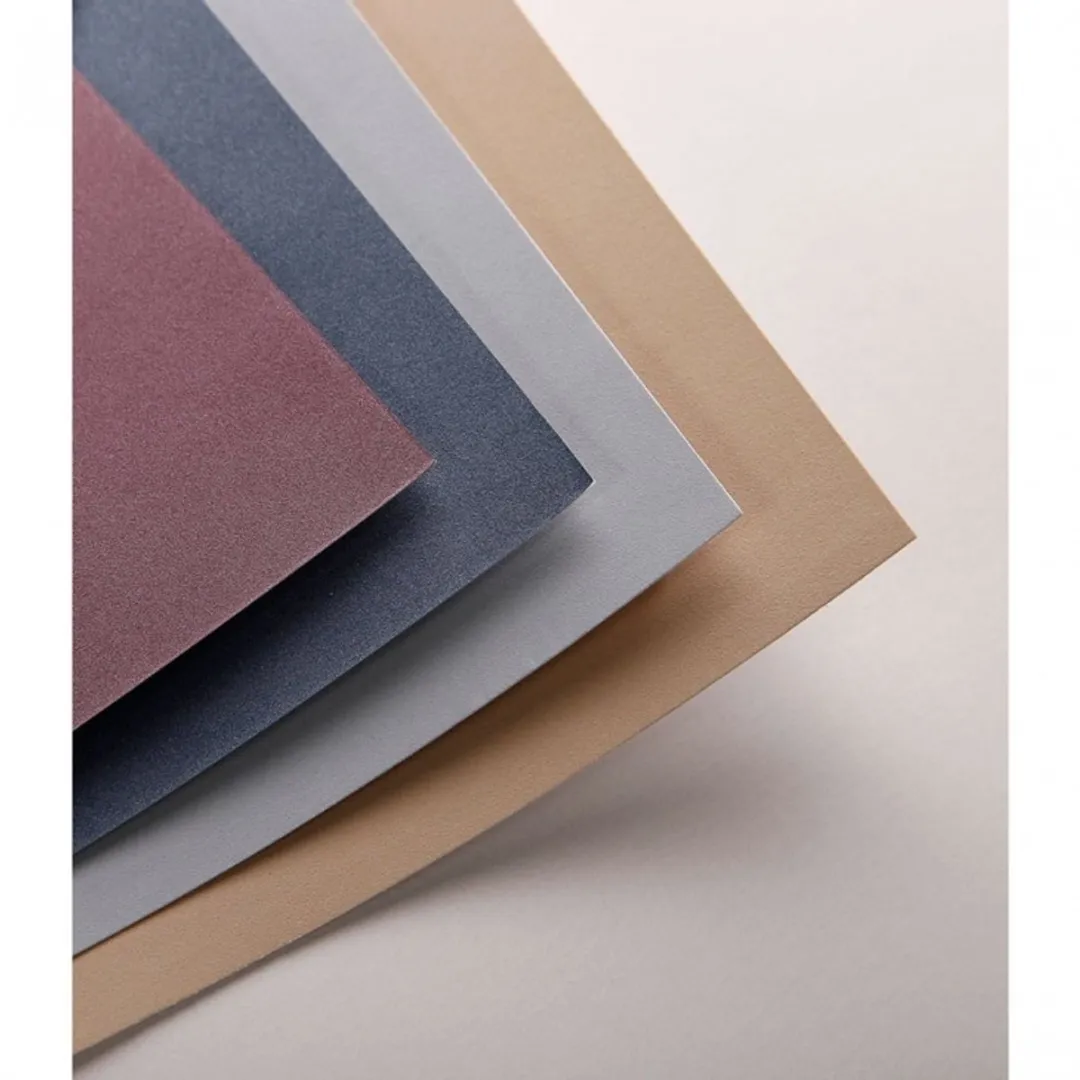 Clairefontaine Pastelmat nr 4 - 12 Vel - 4 Kleuren - 18x24cm