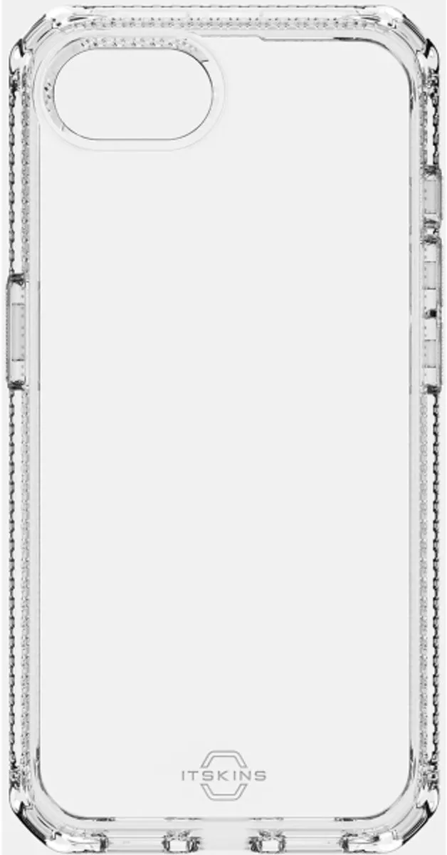 ITSKINS Doorzichtig Hoesje geschikt voor Apple iPhone 16e Telefoonhoesje Flexibel TPU | ITSKINS Level 2 SpectrumClear R Backcover Shockproof | Doorzichtig Telefoonhoesje iPhone 16e | Schokbestendig iPhone 16e Telefoonhoesje | Anti Shock Proof -