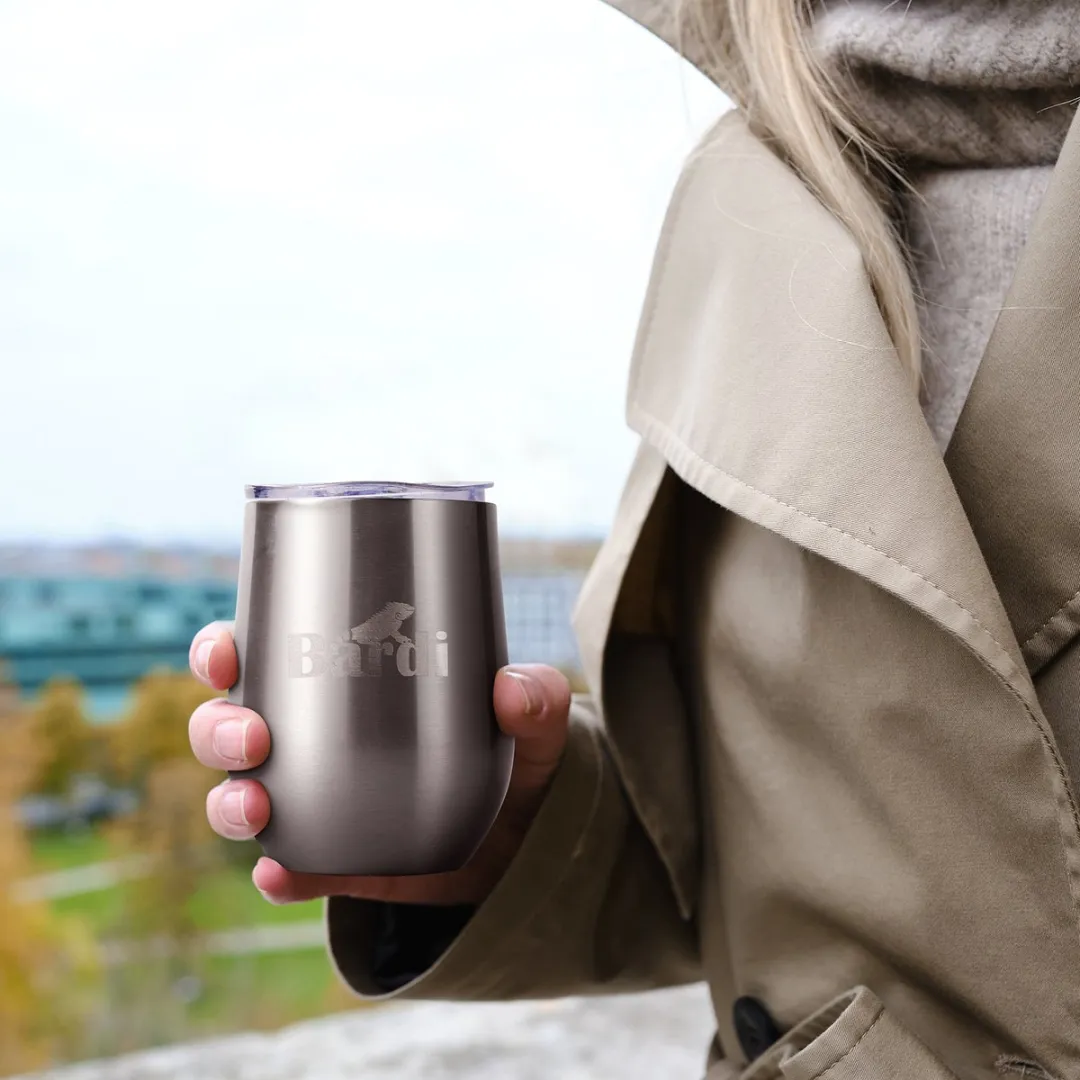 Bardi Deluxe ijsblokjesmachine – ijsblokmaker – Inclusief Luxe Thermosbeker en IJsschep – RVS