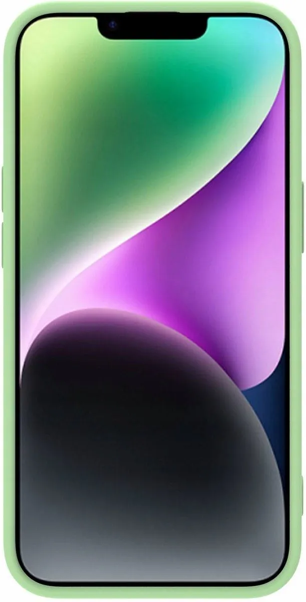 Nillkin CamShield Silicone Hoes iPhone 14 - Groen - afbeelding 2 van 6