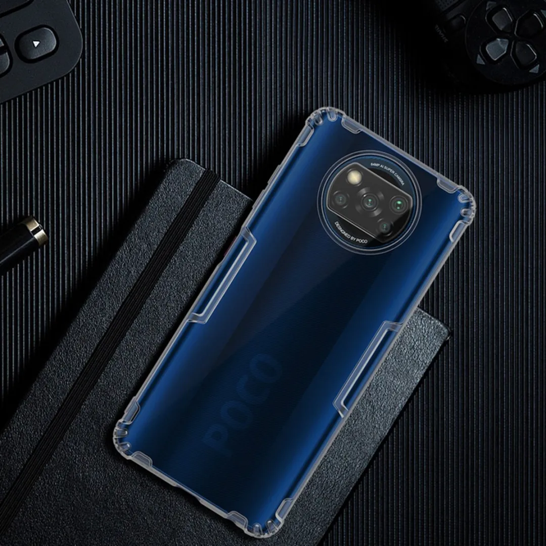 Nillkin Nature TPU Hoesje Poco X3 Pro - Grijs - afbeelding 4 van 4
