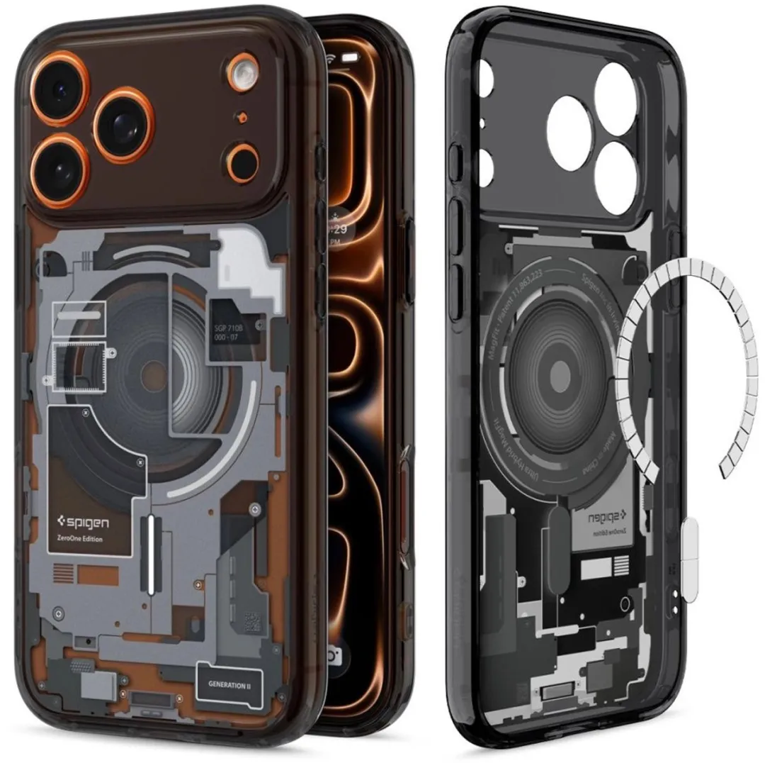 Spigen Ultra Hybrid MagSafe Hoes iPhone 17 Pro - Zwart