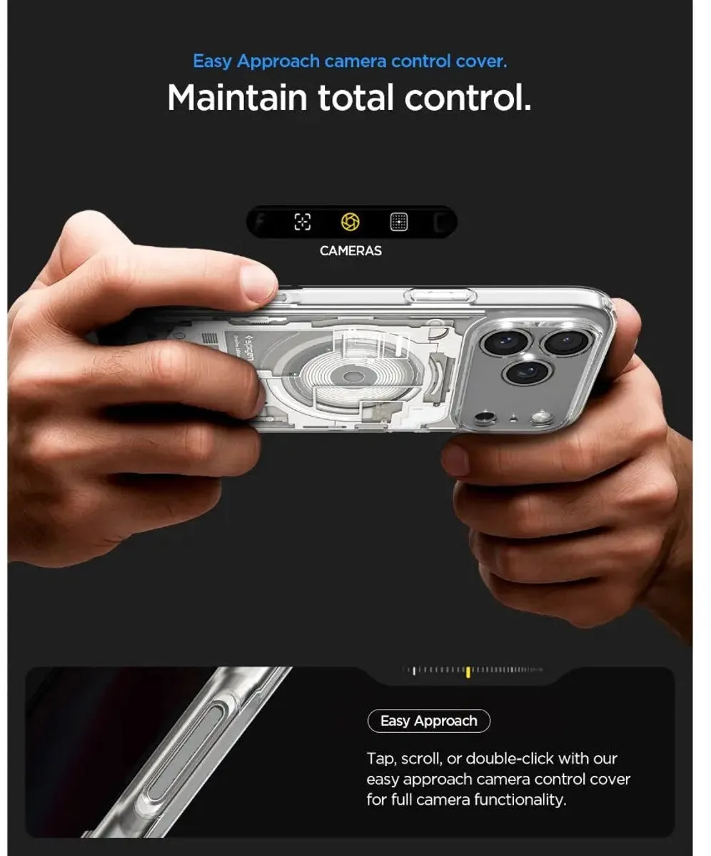 Spigen Ultra Hybrid MagSafe Hoes iPhone 17 Pro - Zwart