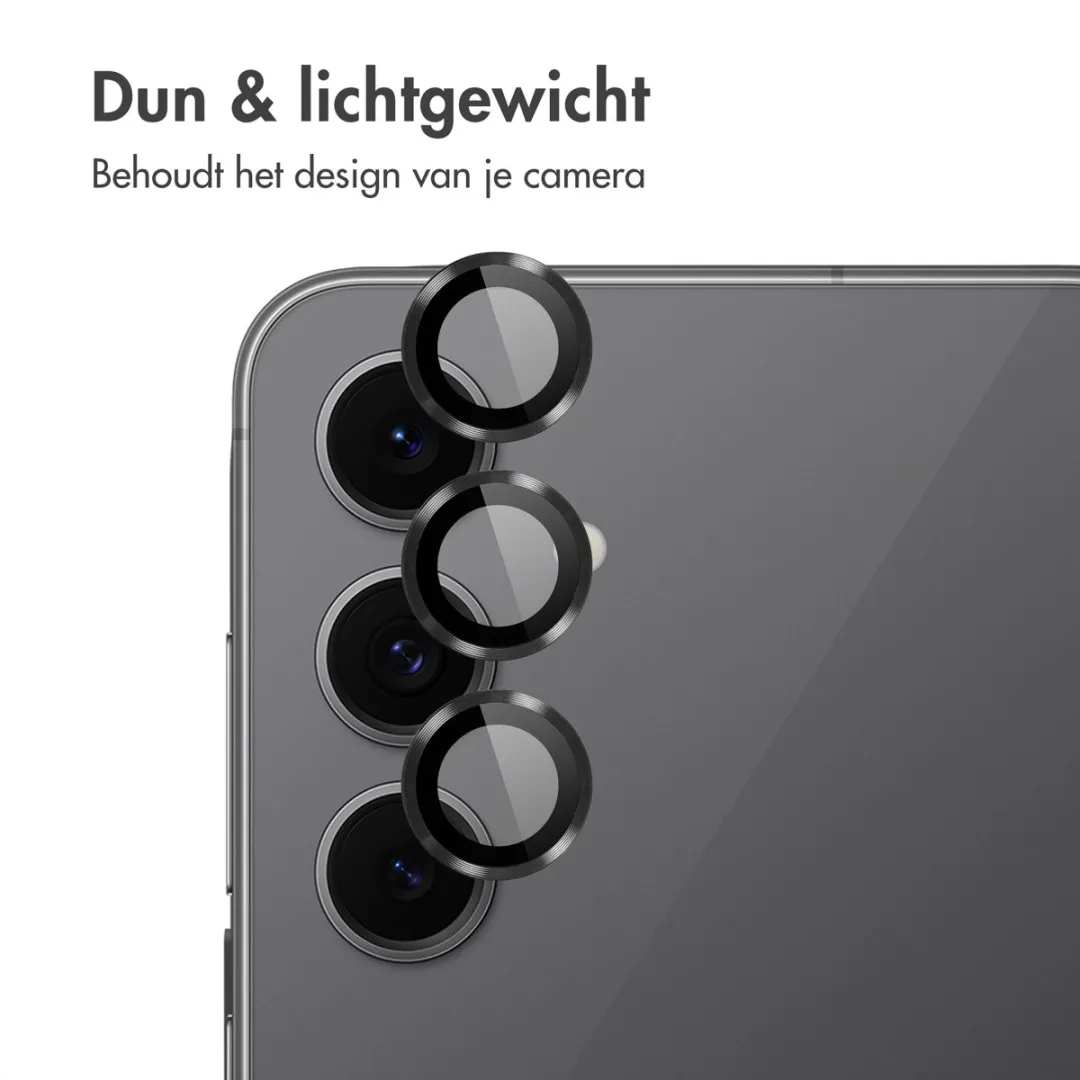 imoshiion Camera Lens Protector Samsung Galaxy S25 FE - 2 Stuks - Zwart