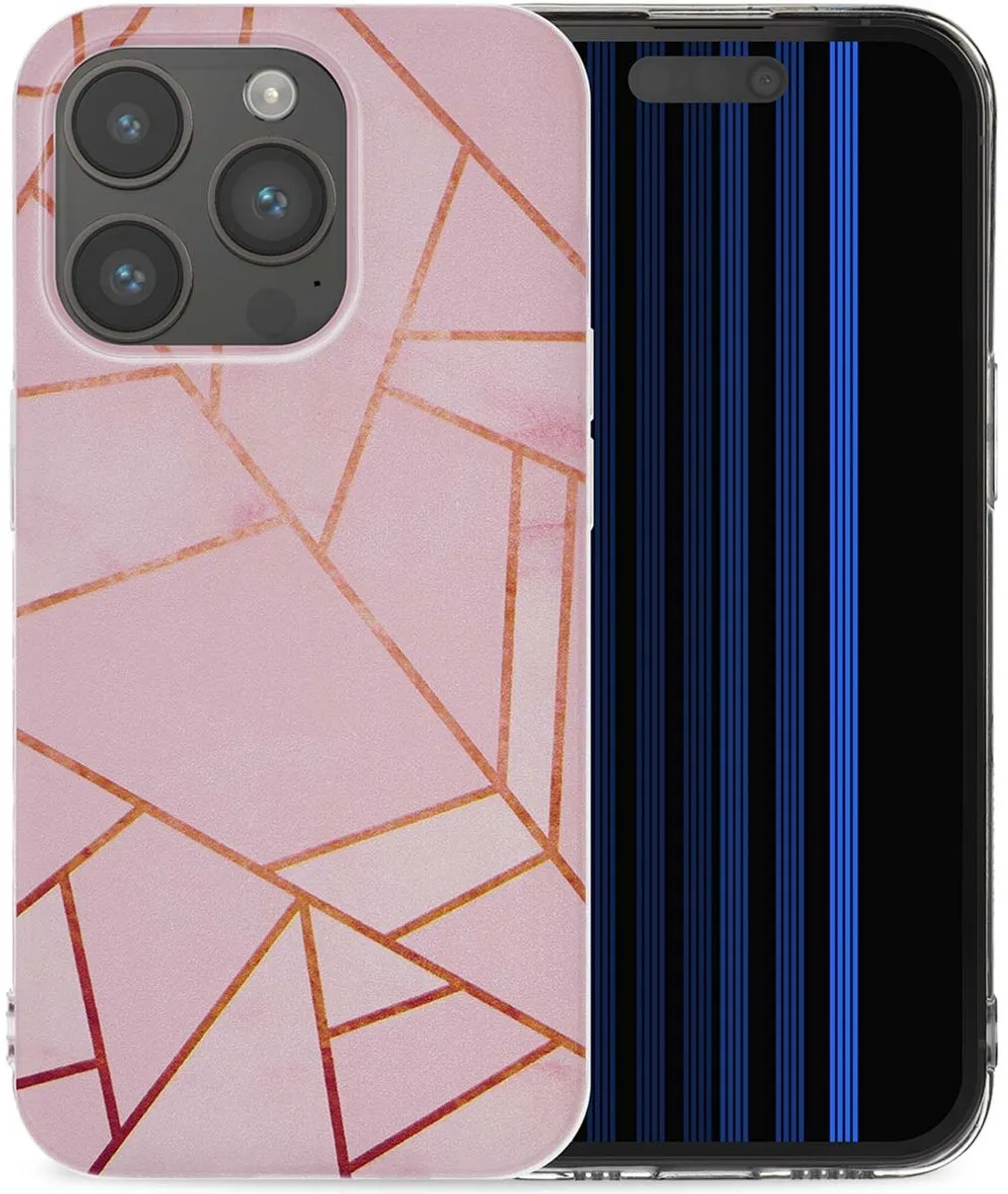 Imoshion Hoesje iPhone 15 Pro Pink Graphic