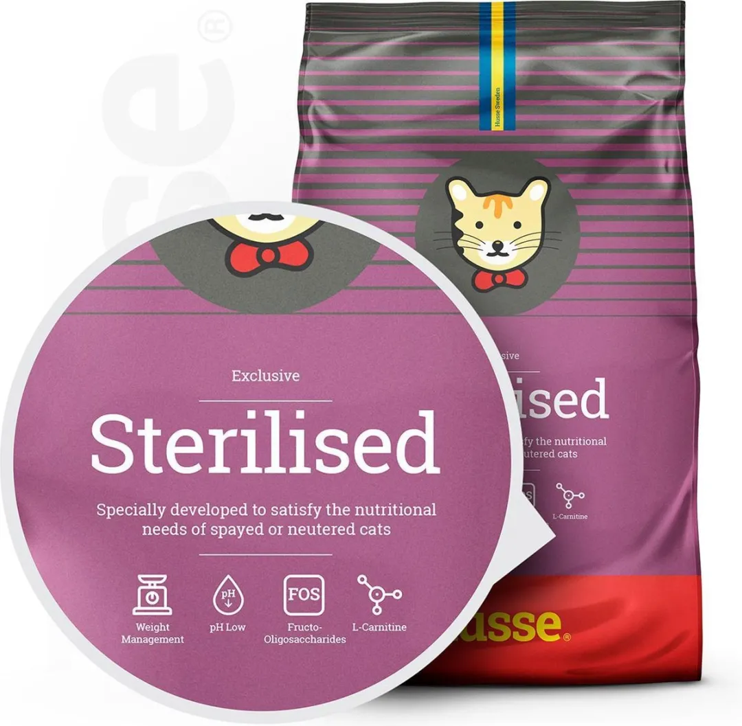 Husse Exclusive Katt Sterilised Kattenvoer 7kg