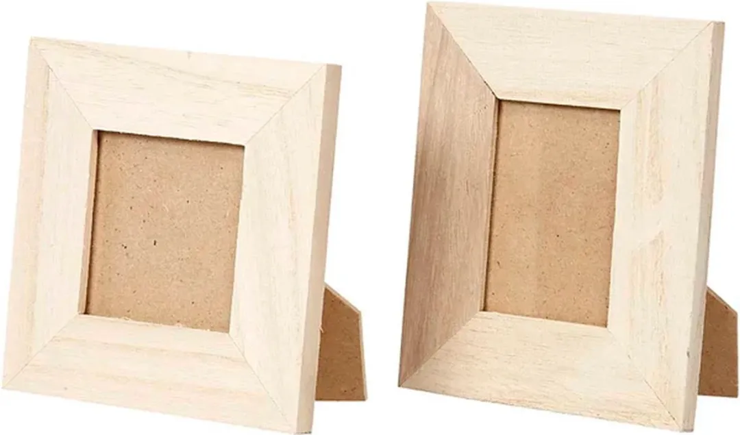 Creativ Company Creotime Keizerin Boom Lijst 10x10/11cm - 40 Stuks - Multicolor
