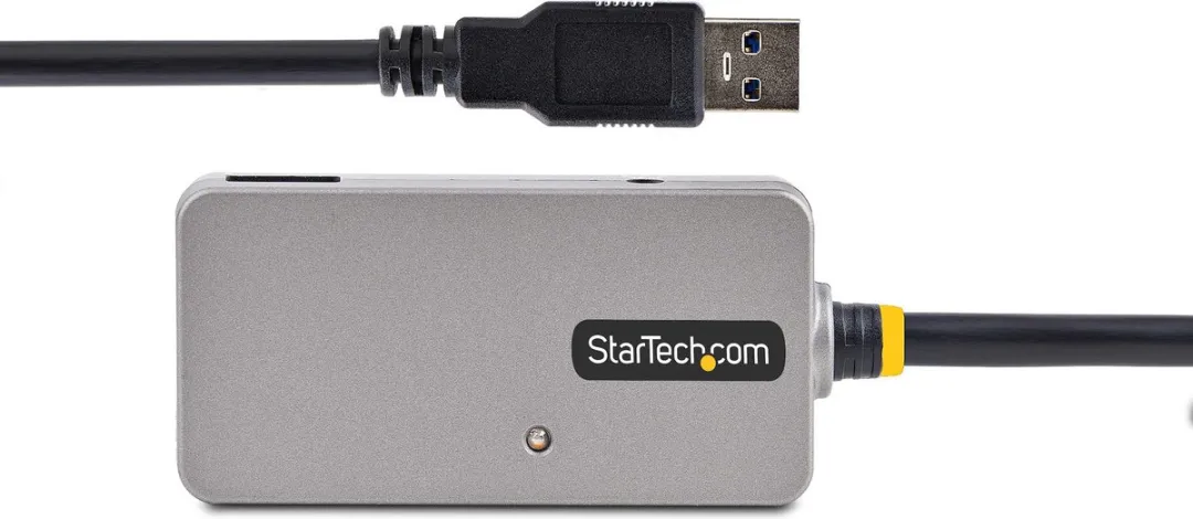 Startech U01043-USB-EXTENDER USB 3.2 Hub - 5Gbps - Zwart/Zilver