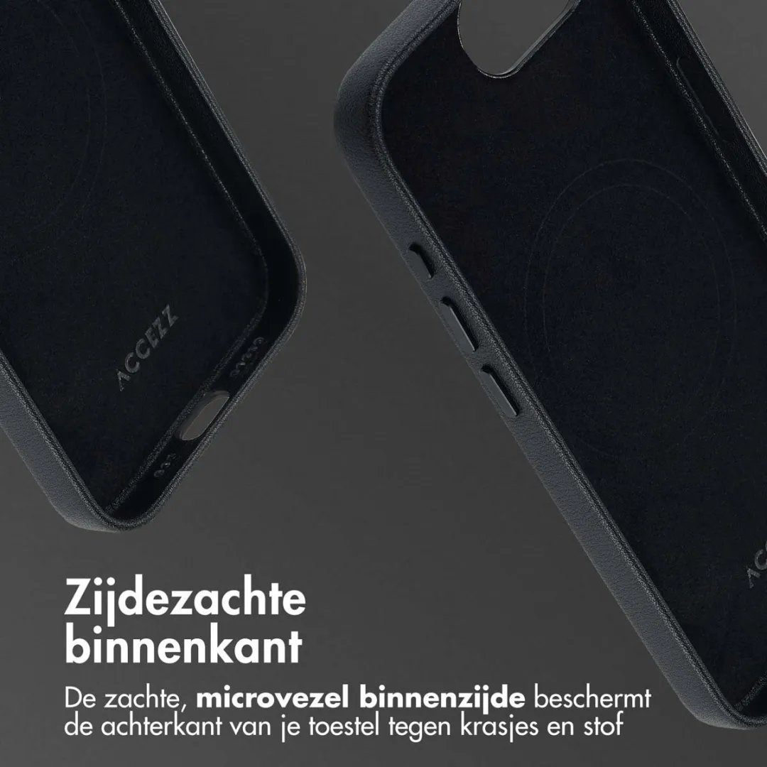 Accezz iPhone 16e Hoesje MagSafe - Black - 2 Pasjes