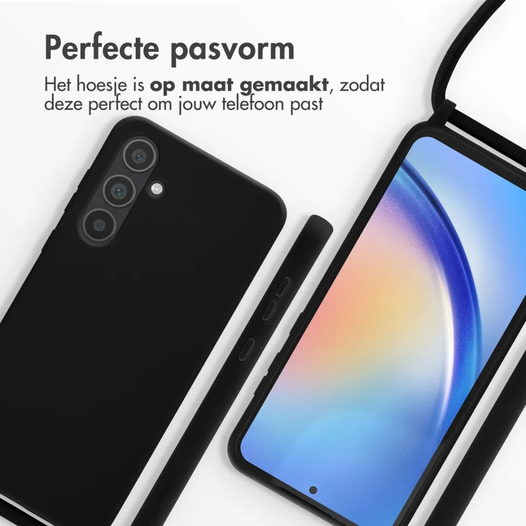 Imoshion Siliconen Hoesje Samsung Galaxy A35 - Zwart