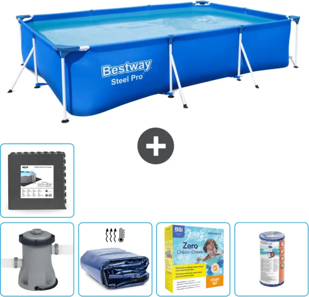 Bestway Steel Pro Zwembad 300x201x66cm