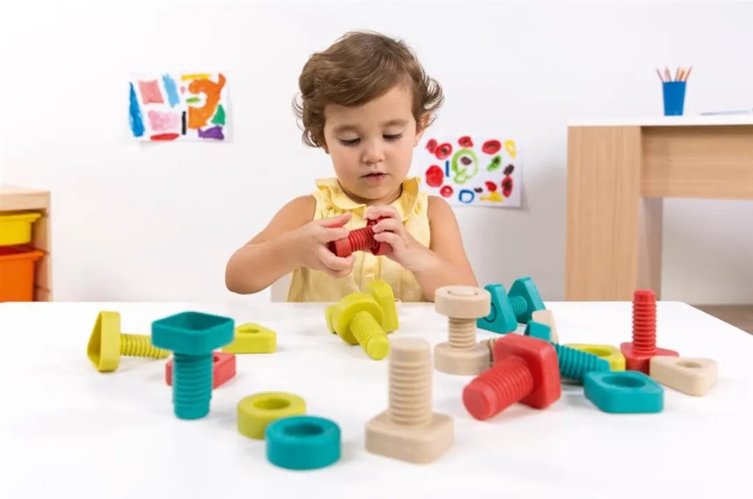 Miniland Bouten en Moeren Set 841308 - Print