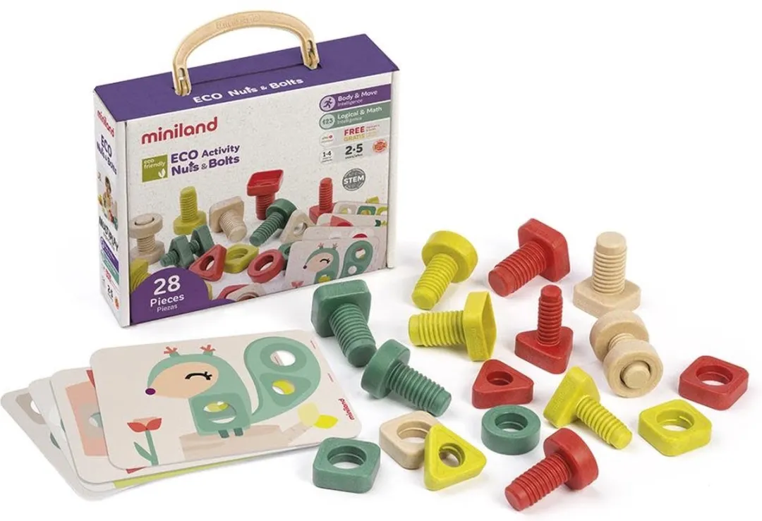 Miniland Bouten en Moeren Set 841308