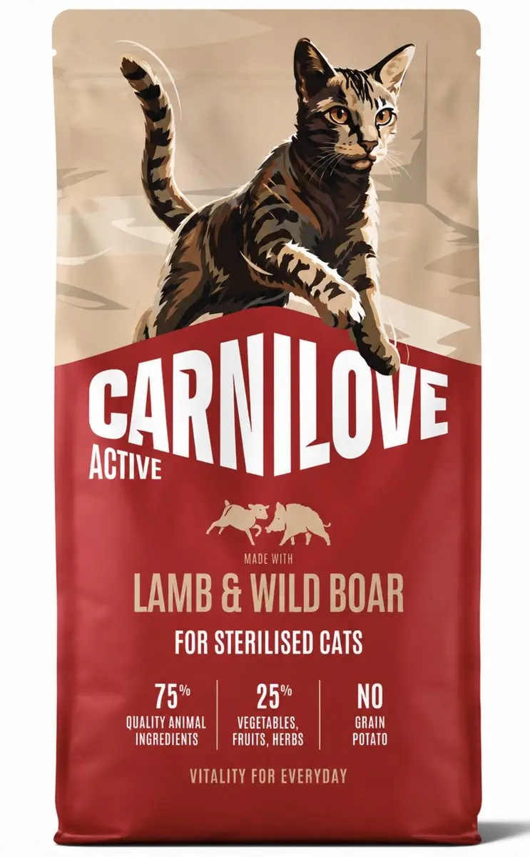 Carnilove Lam & Wild Sterilised Granenvrij 6kg