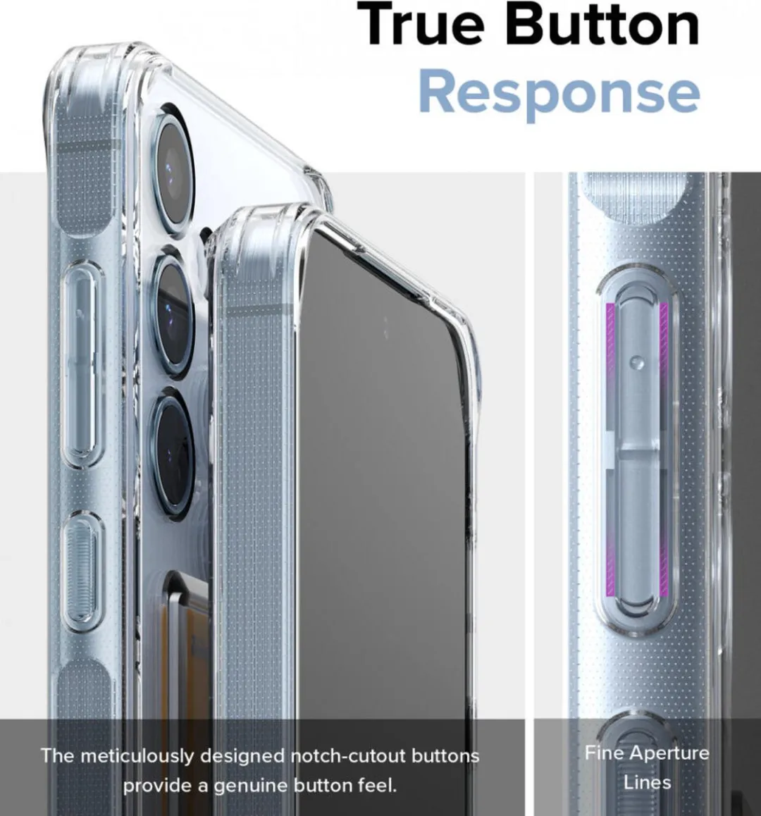 Ringke Fusion Card Hoesje Samsung Galaxy A55 - Transparant