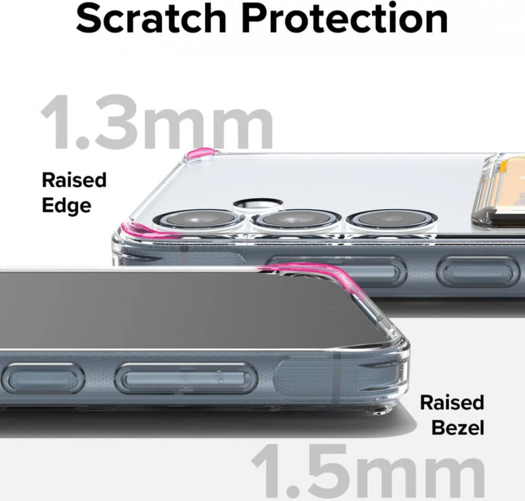 Ringke Fusion Card Hoesje Samsung Galaxy A55 - Transparant