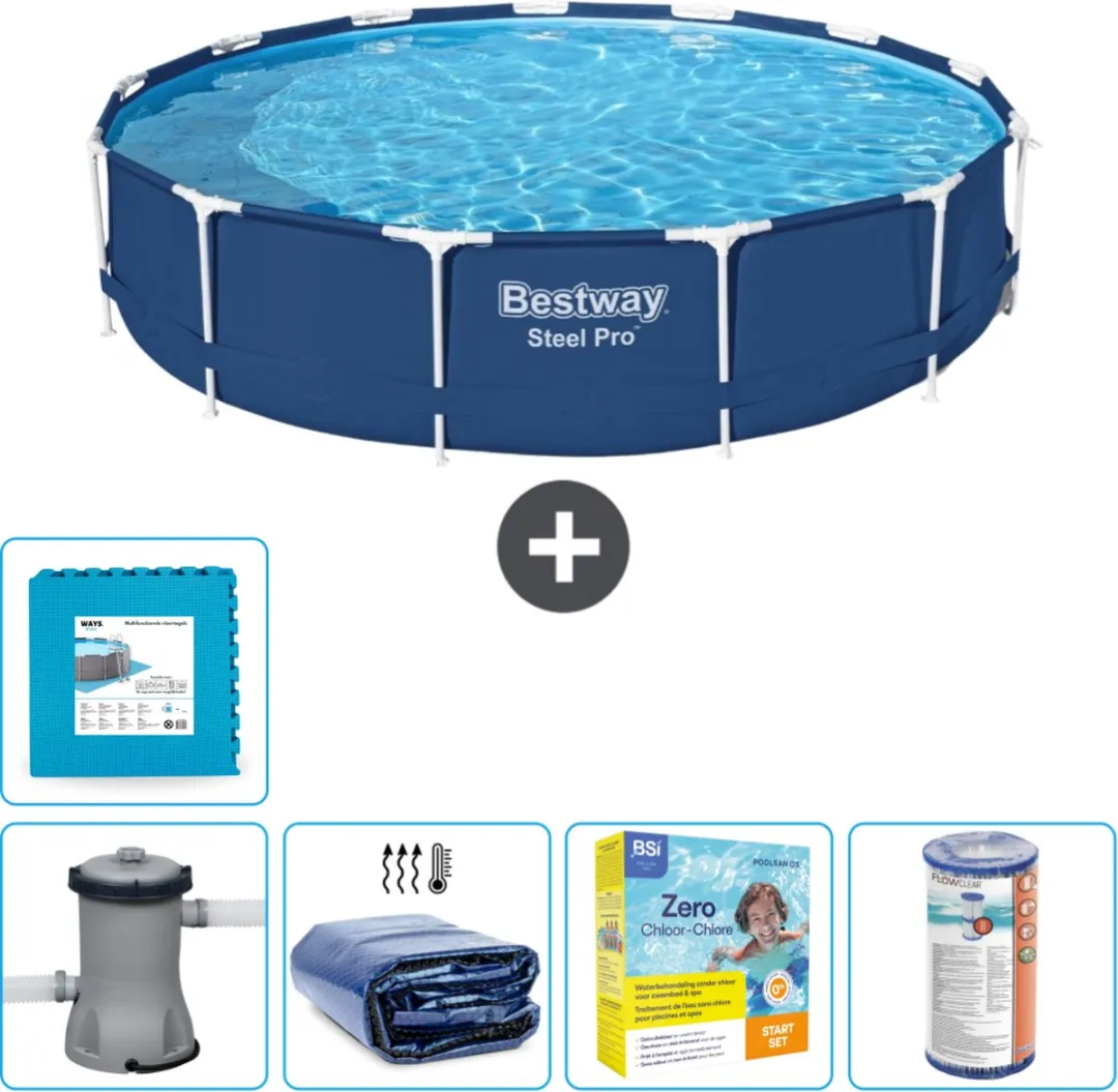 Bestway Steel Pro Zwembad 396x84cm