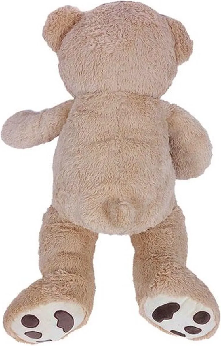 PIA Soft Toys Beer met Strik 100cm - Beige